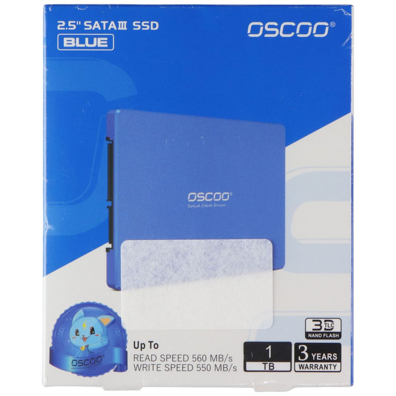 OSCOO (1TB) Blue 2.5-in SATA III Internal SSD (OSC-SSD-001)
