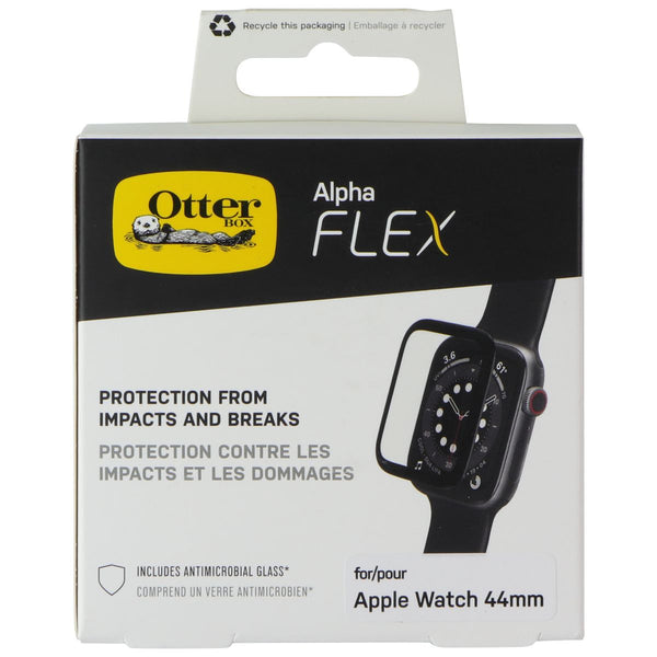 OtterBox Alpha Flex Screen Protector for Apple Watch 44mm Series - Black Trim