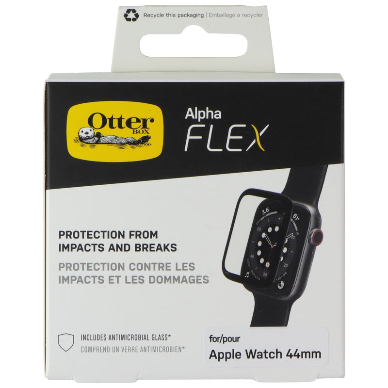 OtterBox Alpha Flex Screen Protector for Apple Watch 44mm Series - Black Trim
