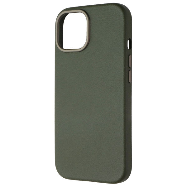 OtterBox Symmetry Cactus Leather Case for MagSafe for Apple iPhone 15 - Green