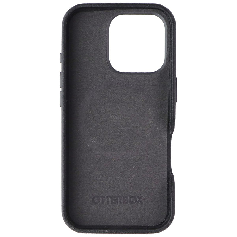 OtterBox Symmetry Case for MagSafe for iPhone 16 Pro - Black Cactus Leather