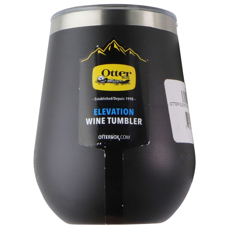 OtterBox Elevation Wine Tumbler with Lid (10 oz) - Silver Panther (Black)