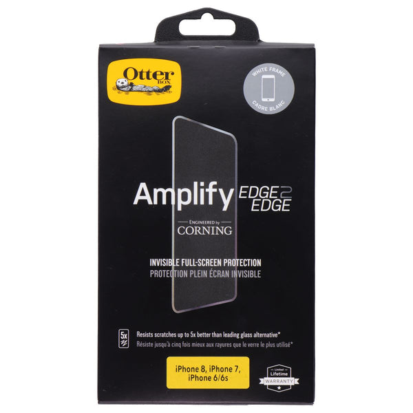 OtterBox Amplify Edge2Edge Screen Protector for iPhone 8/7/6s/6 - White Frame