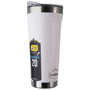 OtterBox Elevation Tumbler Series Flask with Closed Lid - 20OZ Ice Cap (White)