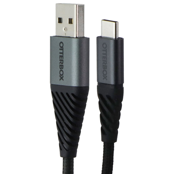 OtterBox (9.8ft/3m) USB-A to USB-C Premium Braided Cable - Dark Ash Black