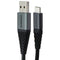 OtterBox (9.8ft/3m) USB-A to USB-C Premium Braided Cable - Dark Ash Black