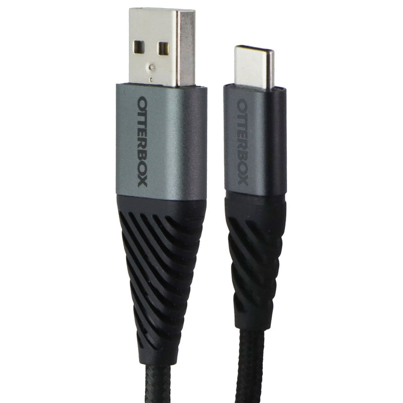 OtterBox (9.8ft/3m) USB-A to USB-C Premium Braided Cable - Dark Ash Black