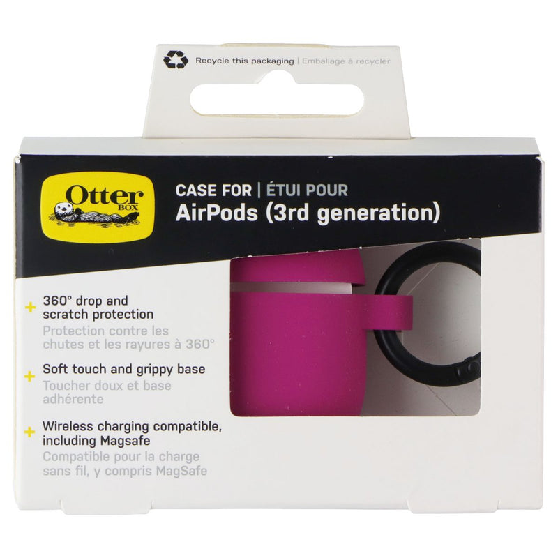 OtterBox Soft Touch Case with Carabiner for Apple AirPods (3rd Gen) - Pink