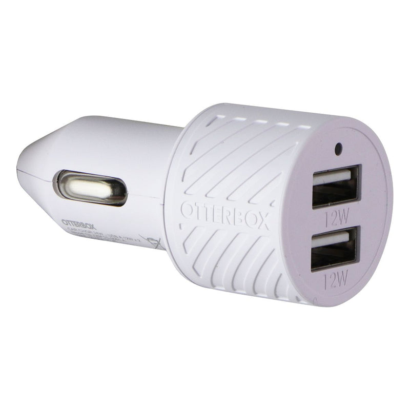 OtterBox Car Charging Kit (Car Charger + Lightning 8-Pin to USB-A Cable) White