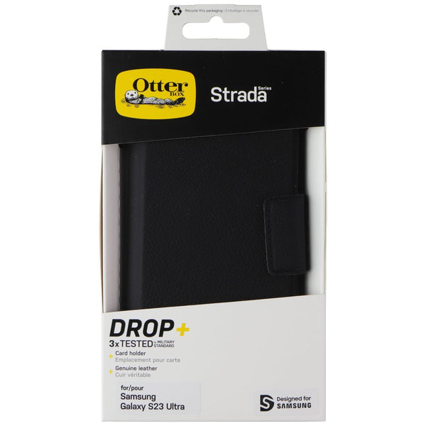 OtterBox Strada Series Case for Samsung Galaxy S23 Ultra - Black