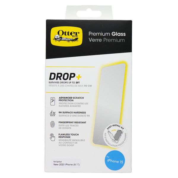 OtterBox Premium Glass Privacy Guard Screen Protector for iPhone 15