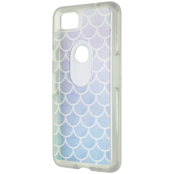 OtterBox Symmetry Series Hybrid Case for Google Pixel 2 - Clear/Blue Scales