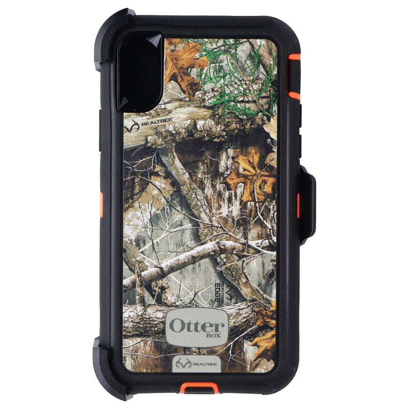 OtterBox Defender Case for iPhone Xs/X - RealTree Blaze Edge (Orange/Camo)
