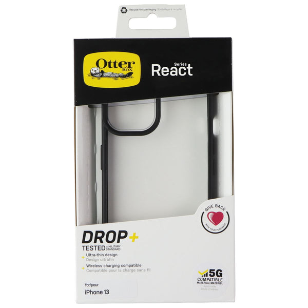 Otterbox React Series Slim Case for Apple iPhone 13 - Crystal Clear/Black