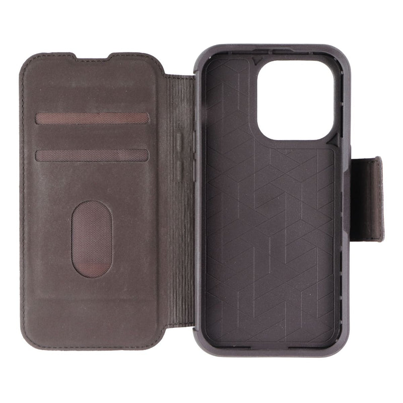 OtterBox Strada Series Folio Case for Apple iPhone 14 Pro - Brown Leather
