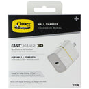 OtterBox Protection + Power Kit Case & Charger for iPhone 14 Plus - Clear/White