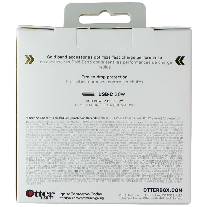 OtterBox Protection + Power Kit Case & Charger for iPhone 14 Plus - Clear/White
