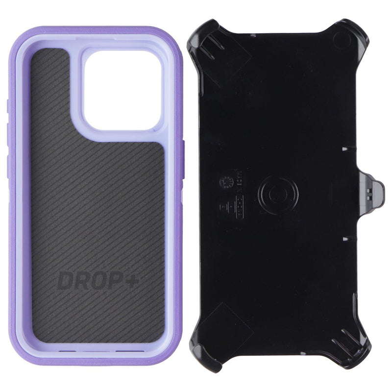OtterBox Defender Case and Holster for iPhone 15 Pro - Mountain Majesty (Purple)
