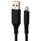 OtterBox Premium Lightning 8-Pin to USB-A Cable (6.6ft/2m) - Black