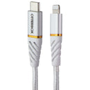OtterBox (2m) Premium USB-C to Lightning 8-Pin Braided Charging Cable - White