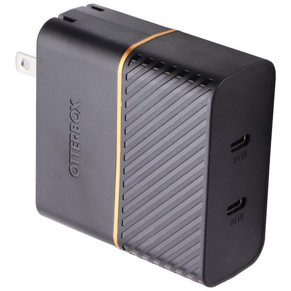 OtterBox Fast Charge Dual USB-C Port Wall Charger (20W and 30W) - Black Shimmer