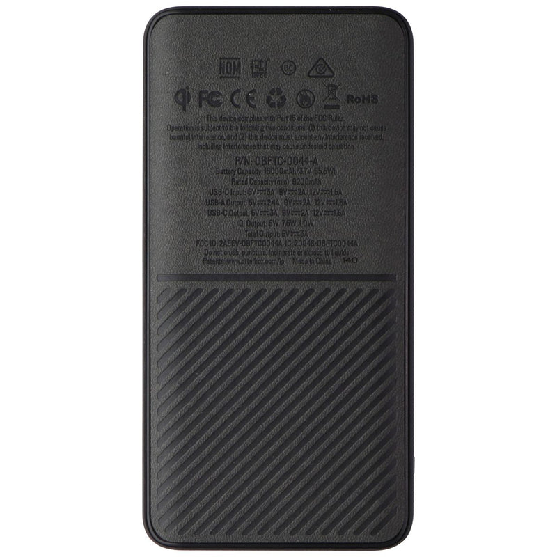 OtterBox Fast Charge Qi Wireless 15000mAh USB-C & USB-A Power Bank - Black