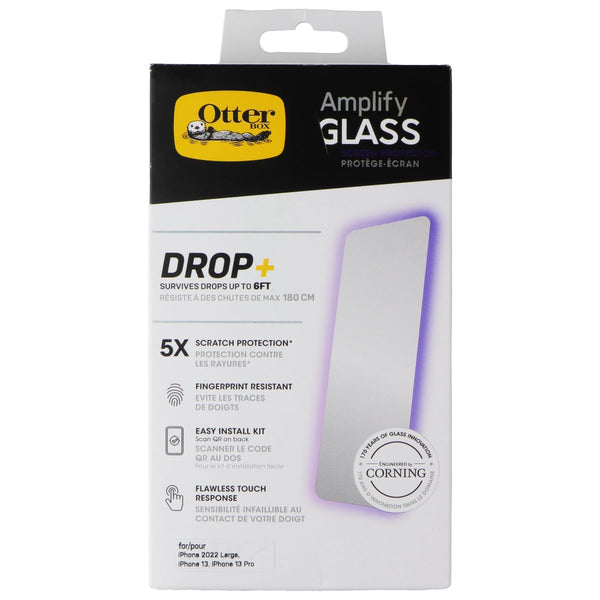 OtterBox Amplify Glass Drop+ Screen Protector for Apple iPhone 14/13/13 Pro