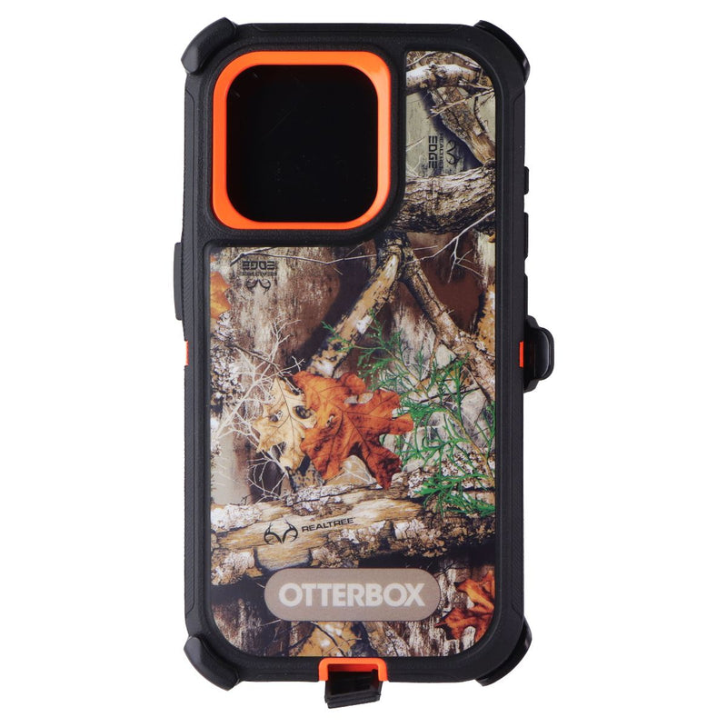OtterBox Defender Pro Case + Holster for iPhone 15 Pro - Realtree Blaze Edge