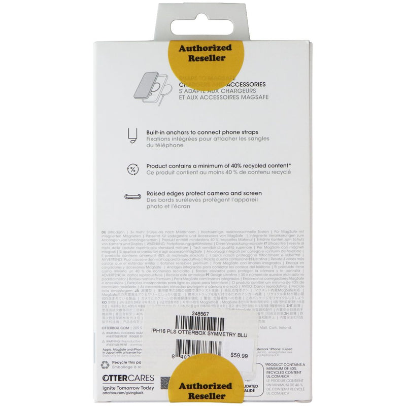 OtterBox Symmetry Series Case for MagSafe for Apple iPhone 16 Plus - Bluetiful