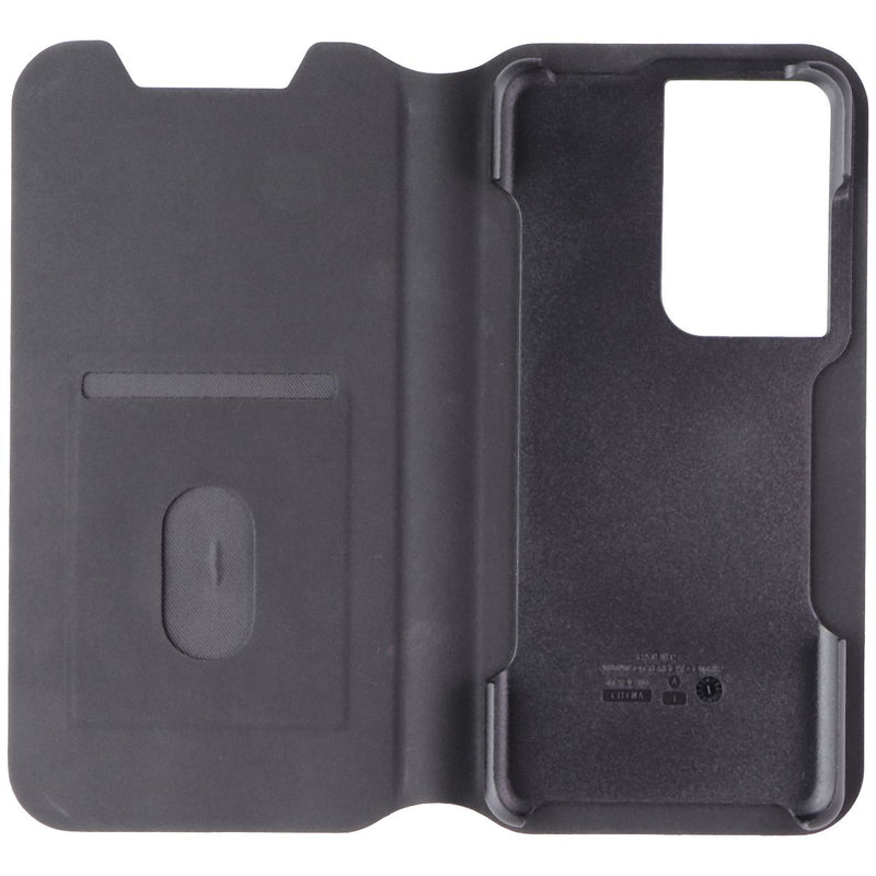 OtterBox Strada Via Folio Case for Samsung Galaxy S21 Ultra 5G - Black Night