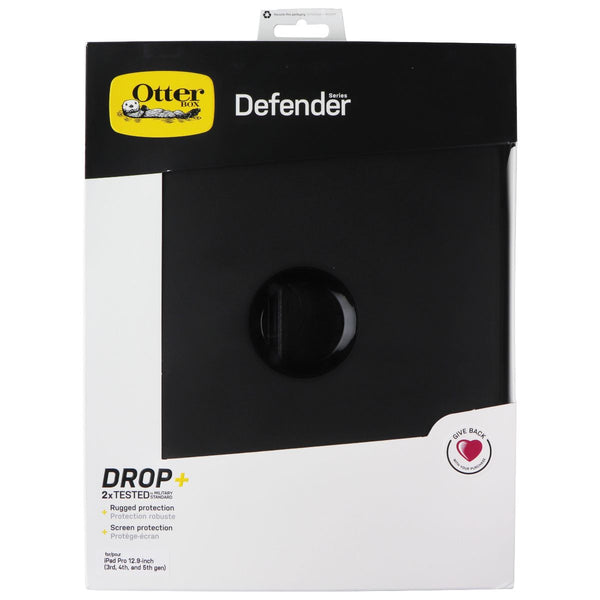 OtterBox DEFENDER SERIES Case & Stand for iPad Pro 12.9 5th/4th/3rd Gen - Black