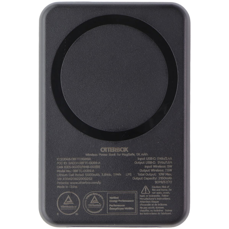 OtterBox (5k mAh) 7.5W Wireless Power Bank for MagSafe - Black (78-80534)