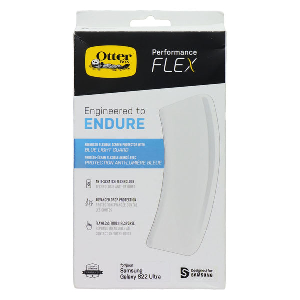 OtterBox Performance Flex Screen Protector for Galaxy S22 Ultra - for Blue Light