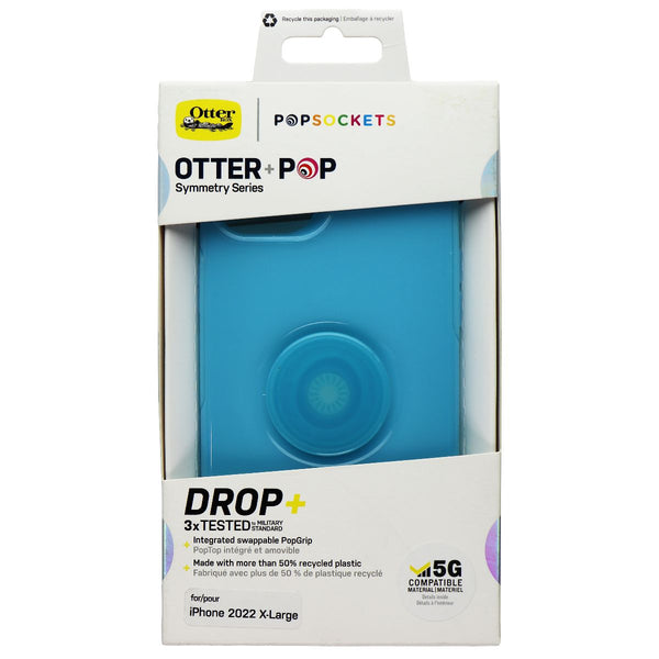 OtterBox + Pop Symmetry Case for Apple iPhone 14 Plus - You Cyan This? (Blue)