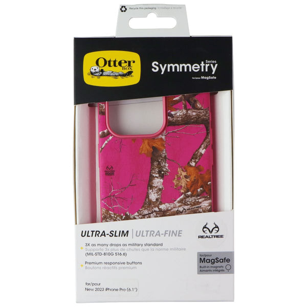 OtterBox Symmetry Series for MagSafe for Apple iPhone 15 Pro - Realtree Pink