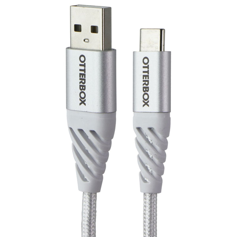 OtterBox (2m/6.6ft) Premium USB-A to USB-C Braided Charge Cable - Cloud White