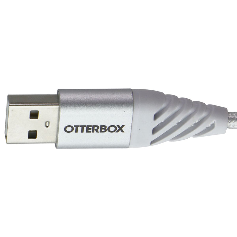 OtterBox (2m/6.6ft) Premium USB-A to USB-C Braided Charge Cable - Cloud White