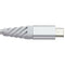 OtterBox (2m/6.6ft) Premium USB-A to USB-C Braided Charge Cable - Cloud White