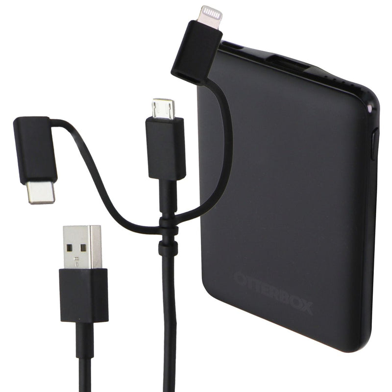 OtterBox Portable Charging MFi Kit with PowerBank and Multi Cable - Black