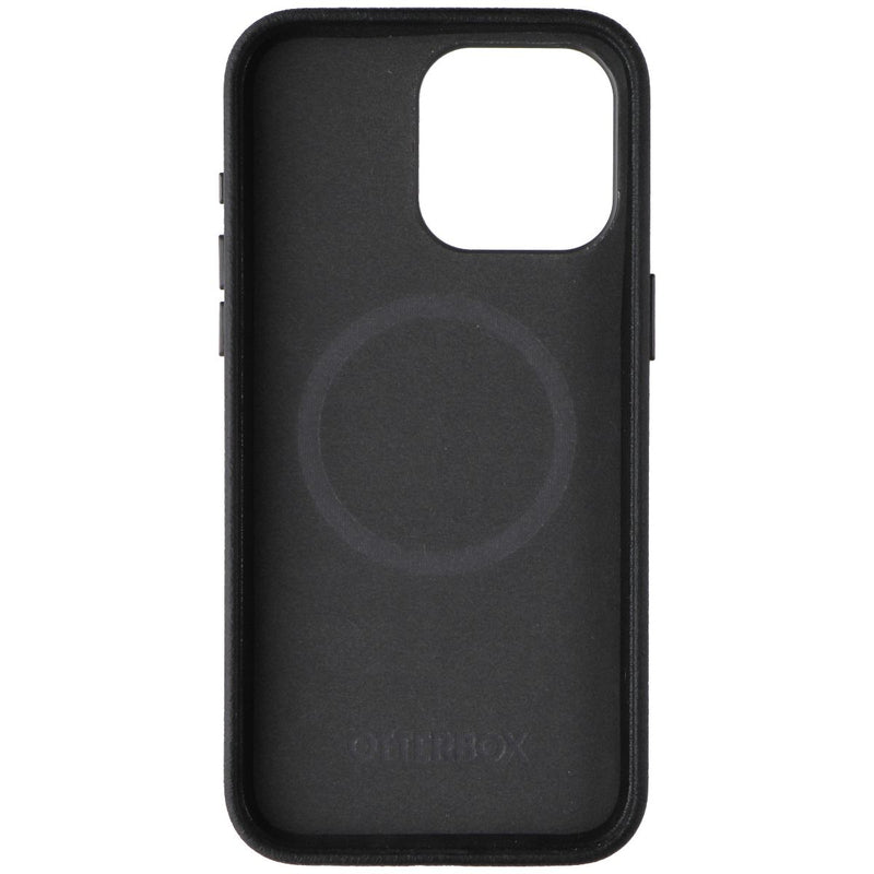 OtterBox Symmetry Cactus Leather Case for MagSafe for iPhone 15 Pro Max - Black
