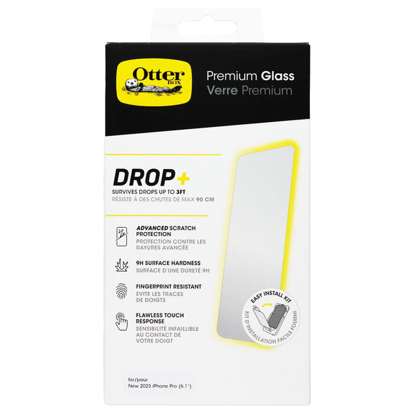 OtterBox Premium Glass Privacy Guard Screen Protector for iPhone 15 Pro