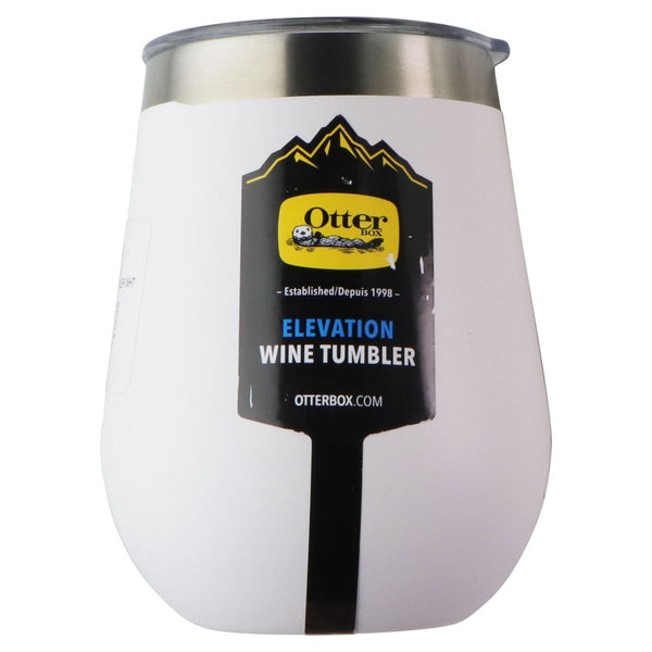 OtterBox Elevation Wine Tumbler with Lid (10 oz) - Ice Cap (White)