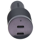 OtterBox (60W) Premium Pro Dual Port USB-C Fast Charge Car Charger - Black