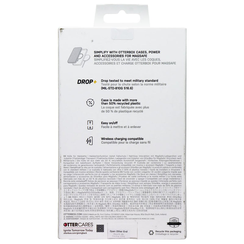 OtterBox React Series Necklace Case for MagSafe for Apple iPhone 14 - Clear