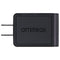 OtterBox (2.4 Amp) High Speed Dual Port USB Wall Charger - Black (‎78-51262)