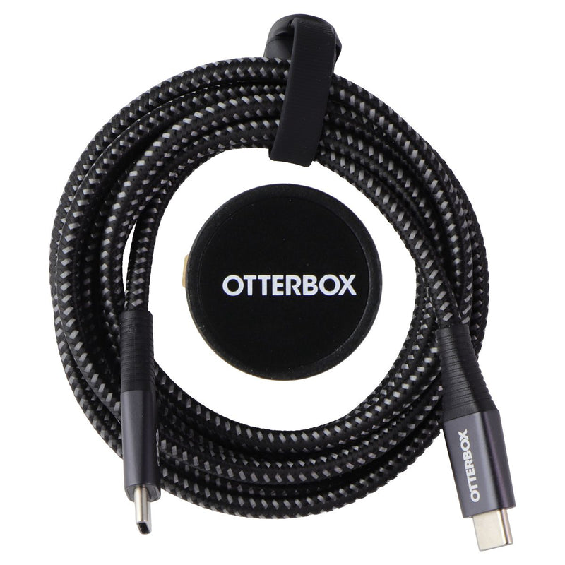 OtterBox Premium Pro 2m/6.6-ft Fast Charge USB-C to USB-C Braided Cable - Black