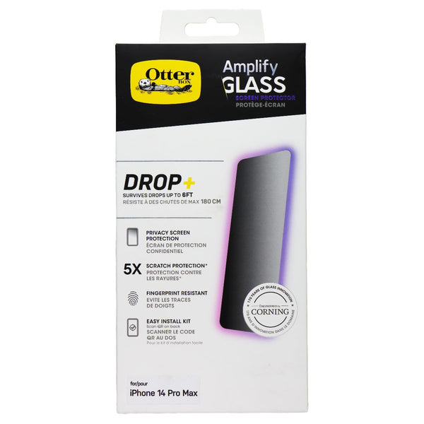 OtterBox Amplify Glass Screen Protector for Apple iPhone 14 Pro Max - Privacy