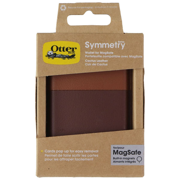 OtterBox Symmetry Series Cactus Leather Wallet for MagSafe Devices - Rich Adobe