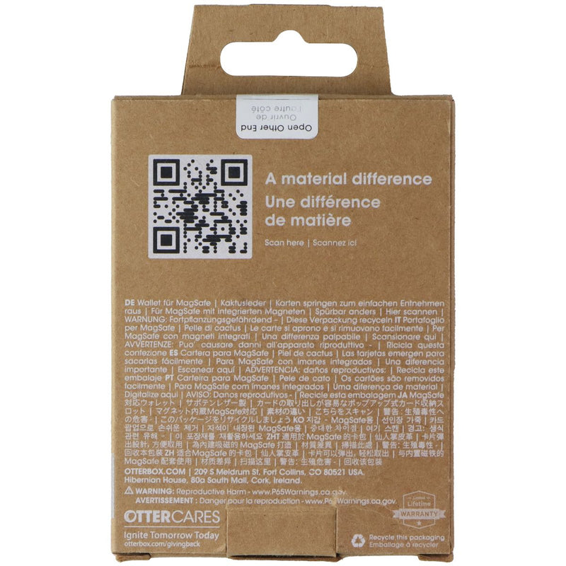 OtterBox Symmetry Series Cactus Leather Wallet for MagSafe Devices - Rich Adobe