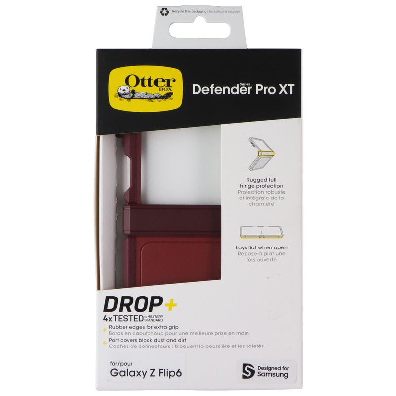 OtterBox Defender Pro XT Series Case for Samsung Galaxy Z Flip6 - Red Clay